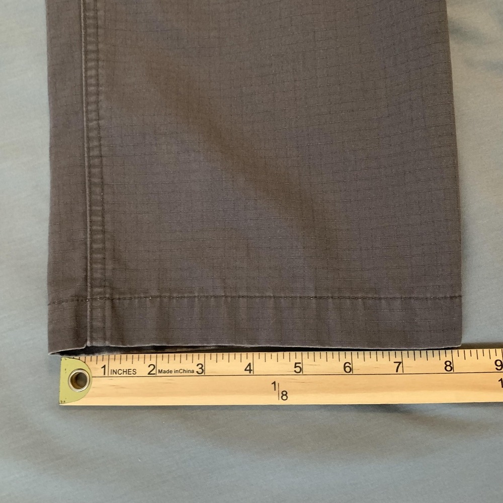 CQR Cargo Pants Mens 34x30 Gray Tactical Outdoor Ripstop Elastic Waist TLP108 - Picture 7 of 10